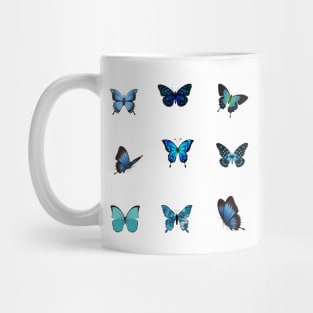 Blue butterfly Mug